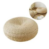 Japanese Style Tatami Mat Straw Weave Home Decoration Mat Straw Pouf Tatami Cushion Hard Texture Handmade