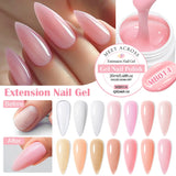 20ml Nude Pink Nail Extension Gel – UV/LED Soak-Off Builder Gel for Professional French Manicure