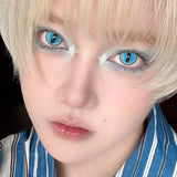1pair Cateye Cosplay Color Contact Lenses Halloween Contacts