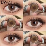 Color Contact Lenses Lenses Brown Pupils Color Contact Lenses for Eyes Green Lens 1 Pair/2pcs Pupils Cosmetic Lens