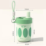 Stainless Steel Tea Cup with Infuser and lid 550ml Tea Office Mug Tumbler with Lids and Straws Portable Coffee Travel Mug Cups