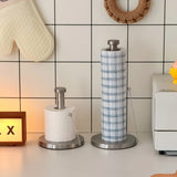 Nordic Kitchen Napkin Rack Stainless Steel Paper Holder Shelf Tissue Support Stand Organizer Aesthetic Home Decor Accessories