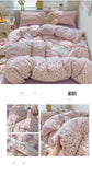 Class A Double Yarn Bedding Set Quilt Comforter Duvet Cover Set Printed Cotton Bedspread Skin Friendly Breathable Four-Piece Set