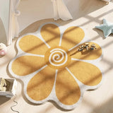 Irregular Shape Flowers Rugs for Bedroom Bedside Carpet Living Room Soft Fluffy Plush Mat Home Decoration Cloakroom Floor Mats