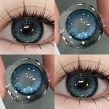 2PCS New Blue Colored Contact Lenses Gray Change the Color the High Quality Beauty Pupil Makeup Eyes Lens