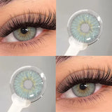 2Pcs Colored Contact Lenses with Prescription Brown Lens Health & beauty Blue Natural Soft Contact Lens Fast Shipping