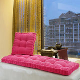 Oversized Thickened Long Bench Cushion Pad Chair Seat Cushion Decorative Pillow For Garden Lounger/Bay Window Pad Green