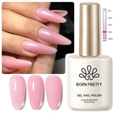 15ml Aurora Glitter Gel Nail Polish Iridescent Pearl Shimmer Effect Soak Off UV LED Manicure Varnishes