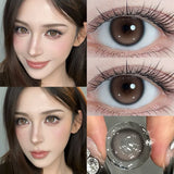 1Pair Color Contact Lenses Makeup Beauty Soft Lenses Brown Pupils Yearly Comfort Health Lenses Contacts Natural Hot