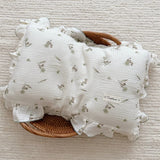INS Ruffle Edge Gauze 100% Cotton Princess Pillow Case 30X50 48X74cm Breathable Pillowcase Decorative for Home Bedding Bedroom