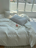 Pure Cotton Fledding Set Four-Piece Queen Size Bed eet Cover Duvet Cover Bedding Protector Single Dormi Bed Linens