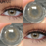 Contact Lenses Beauty Colored Pupils Green Eye Lenses Natural Look Eye Contacts Gray Fashion Soft Lenses Beauty Color Lens