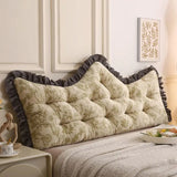 Soft Skin-friendly Cute Crown Shaped Cushion Various Patterns Bedding Waist Protection Pillow Fluffy Comfortable Tatami Bolster