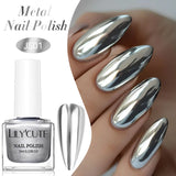 7ml Auroras Glitter Nail Polish No Need of UV/LED Lamp Nail Supplies Vernis White Pink Silver Pearl Effect for Nails
