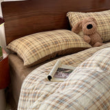 Floral  Vintage Sle Thiened Milk Velvet id Soft Middle Ancient Sle Four-Piece Bedding Set Skin-Friendly Winter Use