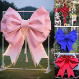 100cm Big Bow Pink Red Giant Large Foam Bowknot Decor for Wedding Party Arch Bridal Birthday Backdrop Decora Home Door Bow Knot