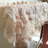 Handmade Lace Tablecloth Bedside Table TV Safe Cover Towel Printer Korean Pastoral Style Creativity Home Decoration Dust Cover