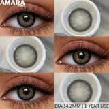 Brown Color Contacts for Eyes Makeup Eyes Lenses Gray Pupils Blue Eyes Contacts Colorful Makeup Black Lens for Party