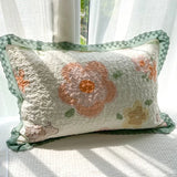 Lace Cotton Pillowcase Home Quilted Single Pillow Case Soft Comfortable Printed Pillowslip Multiple Styles Choose From No Core
