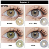 New Colored Contact Lenses 1 Pair Green Iris Natural Pupil Color Circle  Annual Siri Urban Angeles Series Make Up Beauty