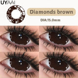 NEW Color Contact Lenses For Eyes Beauty Color Contact Cosmetic Beauty Natural Color Pupils Black Lens Big Eyes Green lens