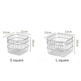 Iron Cosmetic Organizer Makeup Storage Box Luxury Desktop Small Sundries Storage Bucket Office Workstation Pen Holder Organizer