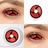 Yearly Use 22mm Full Eye Halloween Contact Lenses For Cosplay Contacts Lens Sharingan Contact Lenses Color Lenses 9.0mm