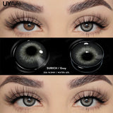 1 Pair Fashion Lenses Colored Contact Lenses for Eyes Beauty Green Eyes Lenses Natural  Brown Lens Grey Lens