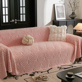 Simple Plush Sofa Cover Anti Slip, 2, 3 Seats, Soft Velvet Couch Cover for Living Room, Armchair Slipcover, Towel Blanket
