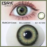 1pair RichGirl WildCat Eye Color Contact Lens Eye Color Cosmetic Contact Lenses Color Contact Lens