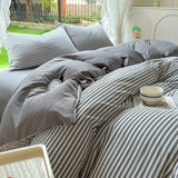 Yellow Floral Bedding Set Soft Ins Single Double Queen Size Duvet Cover Flat Sheet Pillowcase Girls Home Bed Linens NO Filler