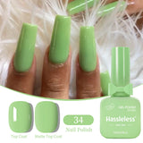 Single-use gel nail polish, classic colors, semi-permanent, removeable by soaking or LED polish, suitable for home and salon use