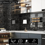 12pcs Imitation Marble Wall Stickers Self-adhesive Floor Stickers Waterproof Bathroom living Room Decoration Decals 30*30cm