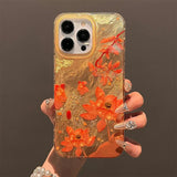 Cute Luxury Fish Lotus Vortex Pattern Phone Case For iPhone 15 14 16 12 13 11 Pro Max XS XR X 7 8 Plus Silicone Soft Cover
