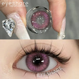 1Pair Brown Lenses Contact Lenses for Eyes Lenses softlenses Eye Lenses Korean style Lenses Yearly Color Eye Lens