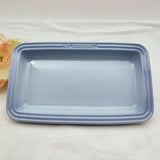 Rectangular Stoneware Plate 10” Plates Tray French Cool Color Gradual Spit Bone Dishs  Ceramic Dessert Vegetable Dining Plate