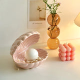 Exquisite Room Decor Shell Night Light Tray Jewelry Box Hom Living Decor Bedroom Desk Decoration Indoor Crafts Birthday Gift