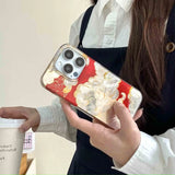 Neo-Chinese stlye gllacier fundas for iphone 15pro 16promax 14 13 15 pro max 16 13pro 14promax good luck cloud phone case