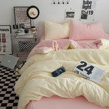 INS Bedding Comforter sets Duvet Cover bedsheets set with pillows case Bedding Linens Set for Queen/King Bed edredones de cama