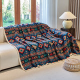 1pc Ethnic Sofa Cover Dustproof Sofa Blanket Four Seasons Universal Anti Cat Scratch Living Room Home Decor