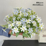 Korean Style Daisy Butterfly Flower Artificial Flowers Dried Flower Bouquet Living Room Window Wedding Greenhouse Decoration