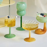 Summer Goblet Champagne Coupes Cocktail Glass Flutes Beer Glass Whiskey Cups  Wine Glasses