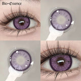 2pcs Natural Color Contact Lenses for Eyes Gray Lenses Colorcon Korean Lenses Yearly Beauty Brown Eye Contacts Lens