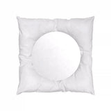 INS Cloth Desktop Makeup Mirror Dressing Table Square Cosmetic Mirror Home Aesthetic Hand Decorative Mirrors