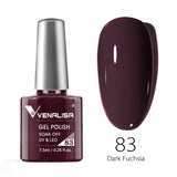 Nail Gel Polish 7.5ml HEMA/TPO FREE Red Sparkle Sequin Gel Nails Beautiful Semi Permanent Soak Off UV LED Gel Polish