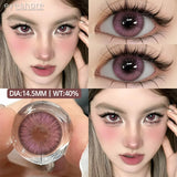 1Pair Brown Lenses Contact Lenses for Eyes Lenses softlenses Eye Lenses Korean style Lenses Yearly Color Eye Lens