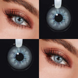 Colored Contact Lenses Brown Soft Beauty Cosmetic Lens 1 Pair Yearly Disposable Natural Eyes Makeup Color Contacts