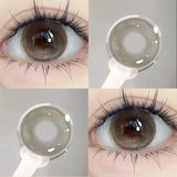 2Pcs Yearly Color Colored Contact Soft Circular  Black Makeup Blue Lens Lenses Beauty Pupil Gray Brown Eyes Fast Shipping