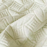 Thickened Cotton Linen Quilted Pillowcase 48x74cm Button Design Jacquard Pure Cotton Pillow Cover Solid Bedding Pillow Case