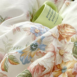 100% Cotton Pillowcase Skin-friendly Pillow Cover 2pcs Rectangle Pillowslip Floral Style Pillowsham 48x74cm Pillow Case